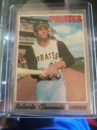 1970 Topps Roberto Clemente Pittsburgh Pirates 350 Baseball Card