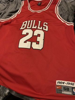 Nba Chicago Bulls Michael Jordan Nike Legacy Jersey Size 4xl