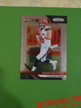 2018 Panini Prizm 201 Baker Mayfield Cleveland Browns Rc Read