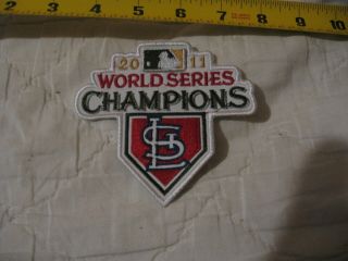 2011 Mlb World Series St Louis Cardinals Champions Logo Jersey Patch Emblem