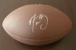 Aaron Rodgers Green Bay Packers Signed / Autographed Wilson Football With