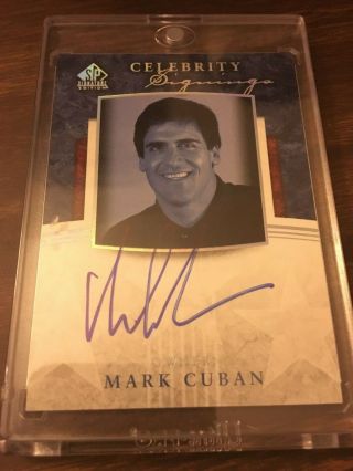 2004 - 05 Sp Signature Celebrity Signatures Mark Cuban Autograph Auto
