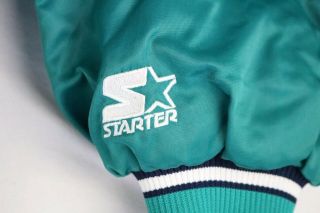 Starter Seattle Mariners Snap Button Quilted Baseball Jacket 2XL 3