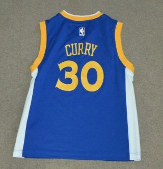 Stephen Curry Golden State Warriors adidas YOUTH Medium Basketball Jersey 2