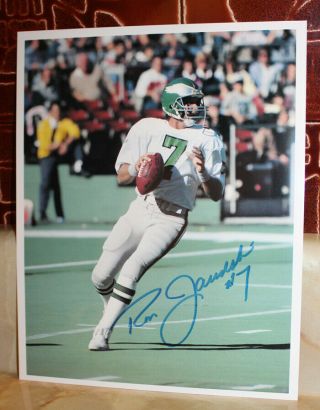 Ron Jaworski Signed Autographed Philadelphia Eagles 8x10 Photo