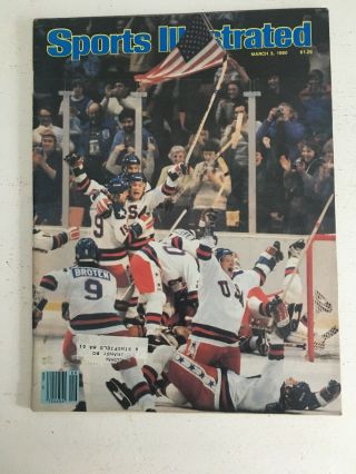 March 3,  1980 Usa Olympic Hockey Team Miracle On Ice Sports Illustrated