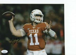 Sam Ehlinger Texas Longhorns Signed 8x10 Photo W/jsa 3
