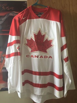 Team Canada Olympic Hockey Jersey Vancouver Nike Medium