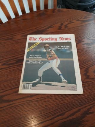 May 26,  1979 - The Sporting News - J.  R.  Richard Of The Houston Astros