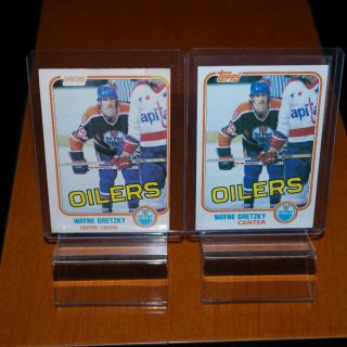 1981 Topps Opchockey Wayne Gretzky Edmonton Oilers Nhl Legend Pristine Card 16