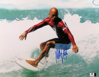 Kelly Slater Signed Autographed 11x14 Photo Pro Surfer On Wave Gv837754