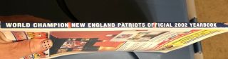 World Champion England Patriots Official 2002 Yearbook 5