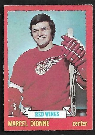 1973 - 74 Opc (o - Pee - Chee) Nhl Hockey: 17 Marcel Dionne,  Detroit Red Wings