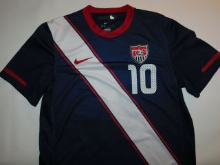 Authentic 2010 USA NATIONAL TEAM Landon Donovan 10 NIKE World Cup ROAD Jersey L 3