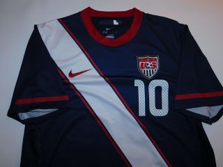 Authentic 2010 USA NATIONAL TEAM Landon Donovan 10 NIKE World Cup ROAD Jersey L 5