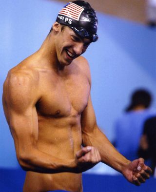 Michael Phelps Usa Olympic Swimming 8x10 Sports Photo (t)