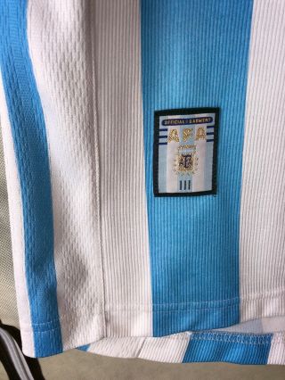 Argentina 1998 Soccer Jersey Small Retro Adidas World Cup 6