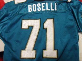 JACKSONVILLE JAGUARS 71 TONY BOSELLI NFL FOOTBALL JERSEY MENS XL 4