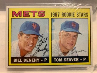 Tom Seaver 1967 Rookie Card Topps 581 Vg -