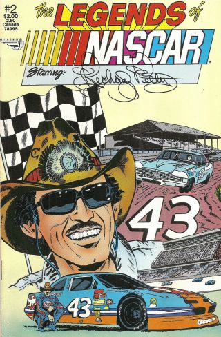 1991 Richard Petty " The Legends Of Nascar " Racing Comic Book