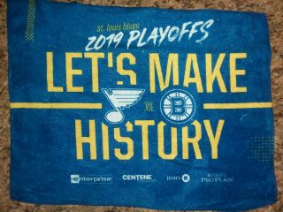 St.  Louis Blues 2019 Stanley Cup Final Rally Towel