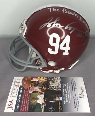 John Copeland & Eric Curry Signed Alabama Football Mini Helmet W/ Jsa
