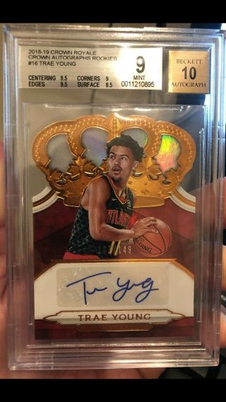 2018 - 19 Crown Royale Trae Young Auto Rc 107/149