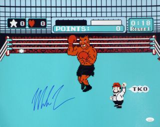 Mike Tyson Authentic Autographed Signed 16x20 Photo Punch - Out Jsa 142987