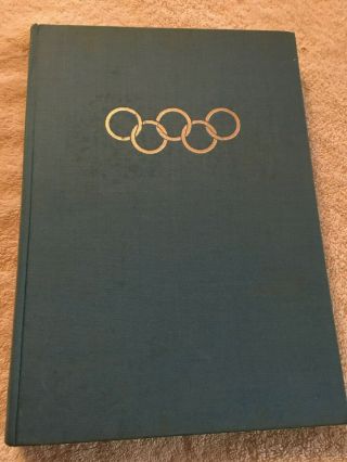 Official 1968 United States Olympic Book - Mexico City Olympics Games Hardcover