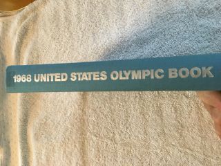 Official 1968 United States Olympic Book - Mexico City Olympics Games HARDCOVER 2