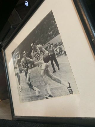 Vintage 1994 Boston Celtics John Havlicek Jerry West Photo Print Poster Frame 5