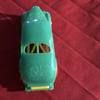 Vintage 1960’s Flemington Speedway Plastic Stock Car Souvenir Green Co 2