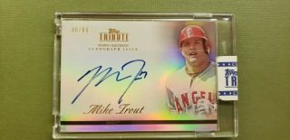 2012 Topps Tribute Mike Trout Auto /99
