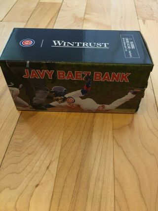 Nib Javier Baez (javy) Chicago Cubs Sliding Coin Bank Sga Giveaway 6/20/2019