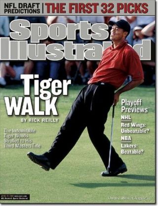 April 22,  2002 Tiger Woods Sports Illustrated