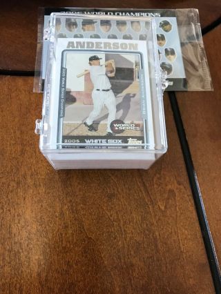 2005 Topps Chicago White Sox World Series Commemorative Set 55 Cards Rare