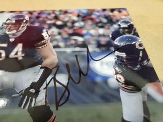 BRIAN URLACHER SIGNED AUTOGRAPHED 8X10 PHOTO CHICAGO BEARS. 2
