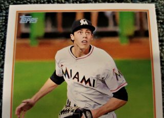 2013 Topps Update Christian Yelich Rc Rookie Us290 Marlins Milwaukee Brewers