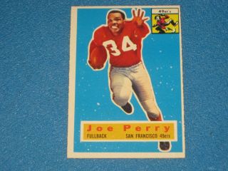 1956 Topps Fb 110 - Joe Perry - Hof - 49ers - Ex,