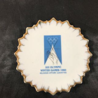 Xiii Olympic Winter Games 1980 Religious Affairs Committee Commemorative Plate