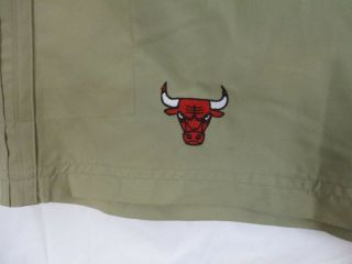Chicago Bulls Adidas NBA Mens Shorts Beige Sz 4XT Tall Logo Summer CB86S 2