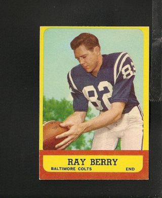 6881 1963 Topps 4 Ray Berry Ex - Mt