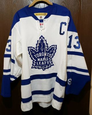 Koho White Mats Sundin Toronto Maple Leafs Hockey Jersey Man Medium Stitched