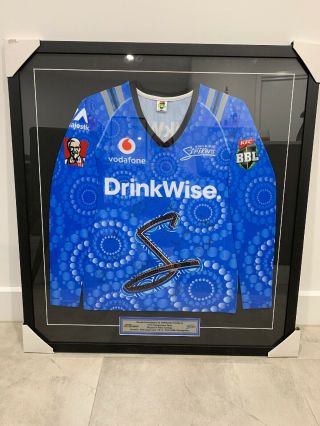 Signed Adelaide Strikers First Indigenous Strip Played.  Big Bash League Champion
