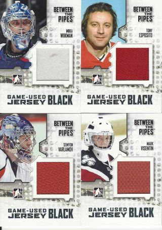 2009 - 10 In The Game Between The Pipes Tony Esposito Game Jersey
