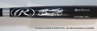 Signed Sammy Sosa Chicago Cubs Rawlings Big Stick Pro Model Baseball Bat W/