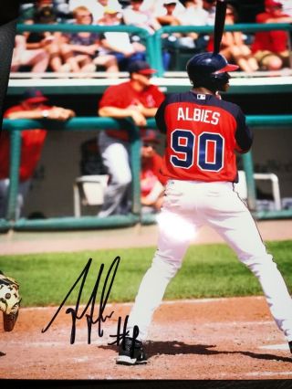 Ozzie Albies Auto Photo 8x10 (signed In Person)