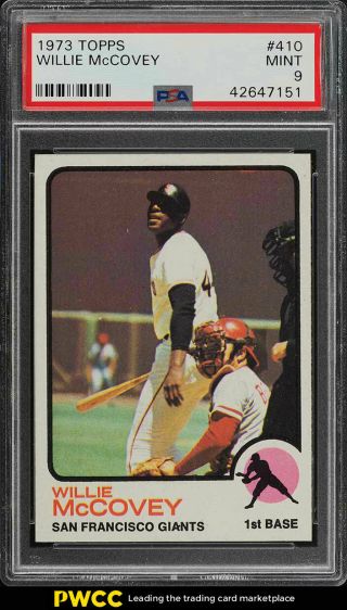 1973 Topps Willie Mccovey 410 Psa 9 (pwcc)