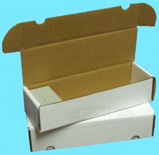 2 Bcw 660 Count Cardboard Card Storage Boxes Trading Sports Holder Case Baseball