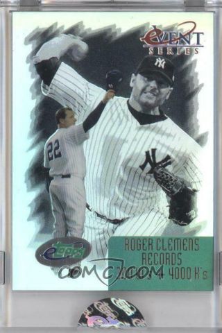 2003 Etopps Event Series Extra Es10 Roger Clemens (uncirculated)